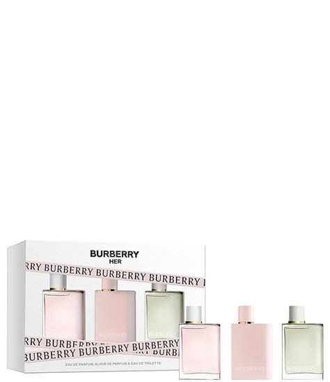 burberry her mini collection 3-piece gift set